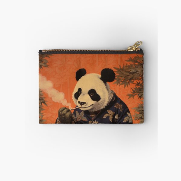Item preview, UKIYO-E Panda smokes a cigar designed and sold by AlexArtCollega.