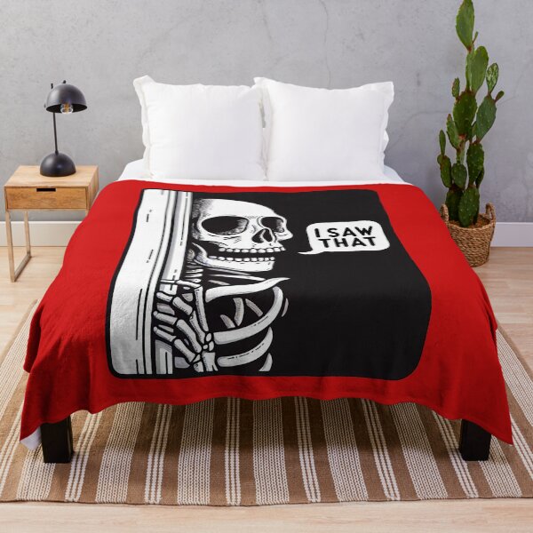 Item preview, I SAW THAT meme Skeleton designed and sold by plushism.