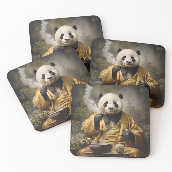 Item preview, UKIYO-E Panda Smokes a Cigar designed and sold by AlexArtCollega.