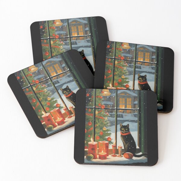 Item preview, Black Cat And Christmas designed and sold by GageStore.