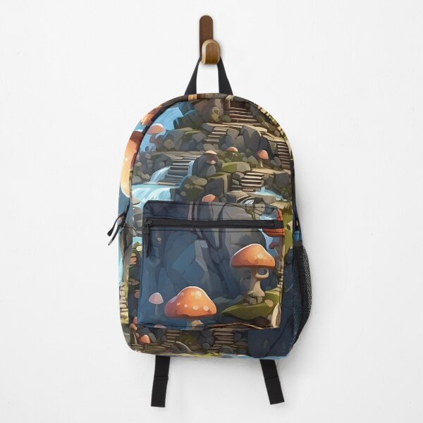 Item preview, Fantasy Mushroom House in the Forest designed and sold by dAiwid prints.