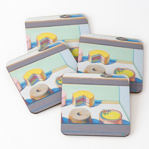 Item preview, Wayne Thiebaud, 1920 America | Cakes Paintings designed and sold by HobertShoop.