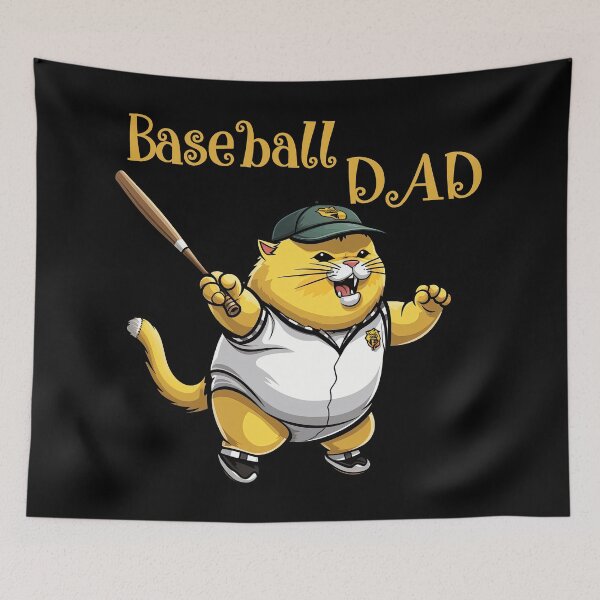 Item preview, Baseball Dog Father - Man's Passion designed and sold by WallGemsArt.