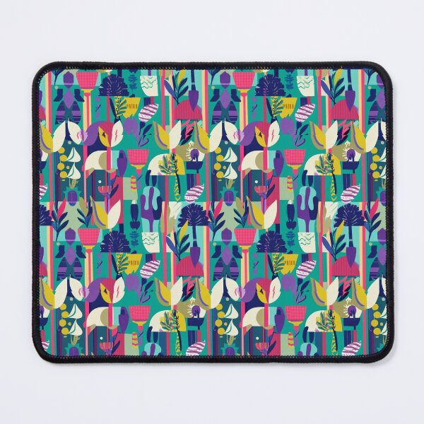 Artikelvorschau, Bright Winter / Clear Winter pattern, skin-tone matching, personal color analysis, PCA, mid century modern entworfen und verkauft von look4seasons.