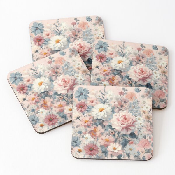 Artikelvorschau, Romantic Floral Abstract pink entworfen und verkauft von tipitoes.