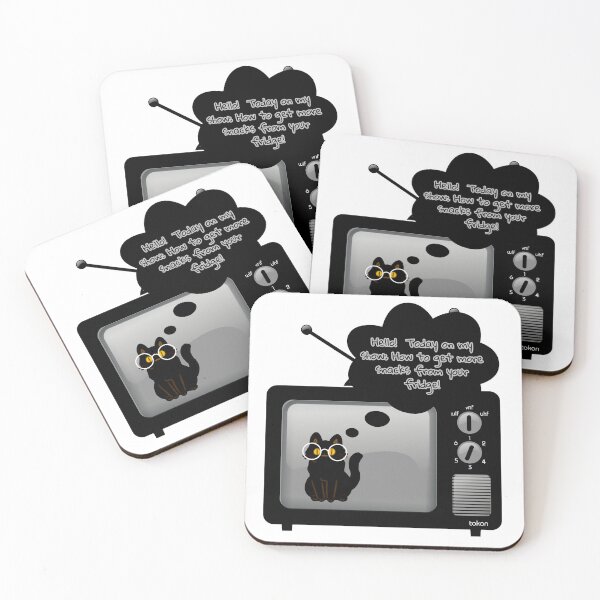 Item preview, Cat tv Hello!  Today on my show: How to get more snacks from your fridge! designed and sold by Mikusia.