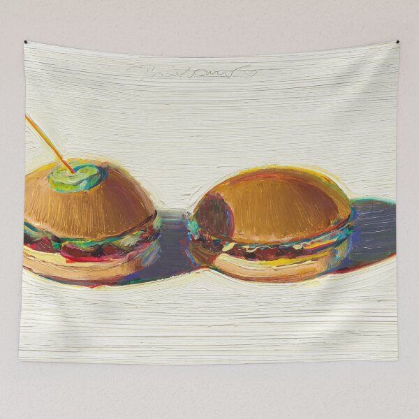 Item preview, Wayne Thiebaud, 1920 America | Cakes Paintings designed and sold by HobertShoop.