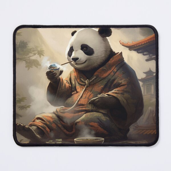 Item preview, UKIYO-E Panda Smokes a Cigar designed and sold by AlexArtCollega.