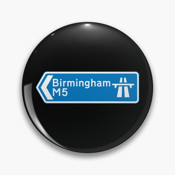 Item preview, Birmingham Bound - Blue M6, M5, M42, M40, M54 Motorway Sign designed and sold by WilliamsonMedia.