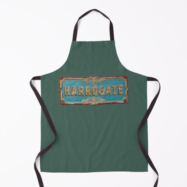Item preview, Harrogate - Placa de matrícula de letrero de calle generada por IA vintage designed and sold by SorryFrog.
