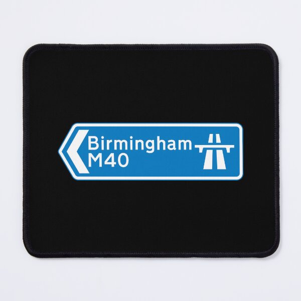 Item preview, Birmingham Bound - Blue M6, M5, M42, M40, M54 Motorway Sign designed and sold by WilliamsonMedia.