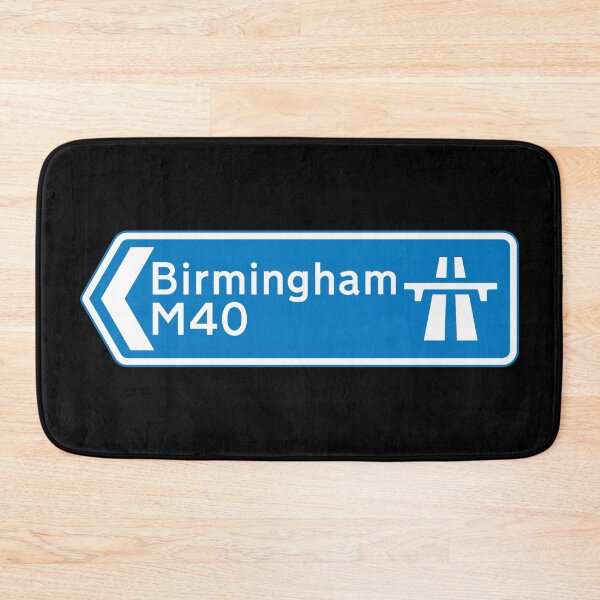 Item preview, Birmingham Bound - Blue M6, M5, M42, M40, M54 Motorway Sign designed and sold by WilliamsonMedia.