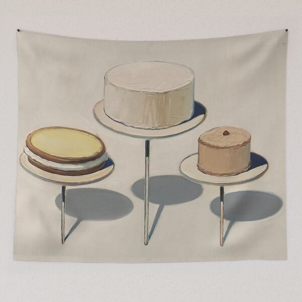 Item preview, Wayne Thiebaud, 1920 America | Cakes Paintings designed and sold by HobertShoop.