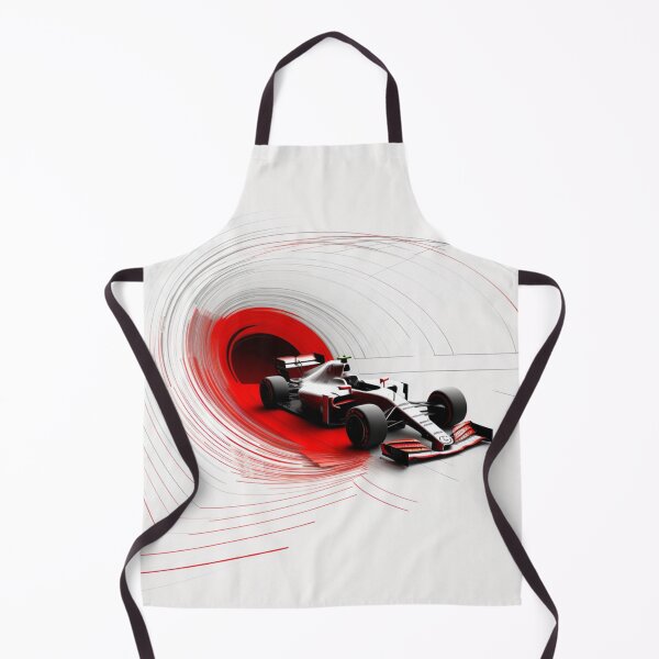 Item preview, F1 Speed: Minimalist Digital Artwork of a Futuristic Racing Track designed and sold by RobotBadGuy0.