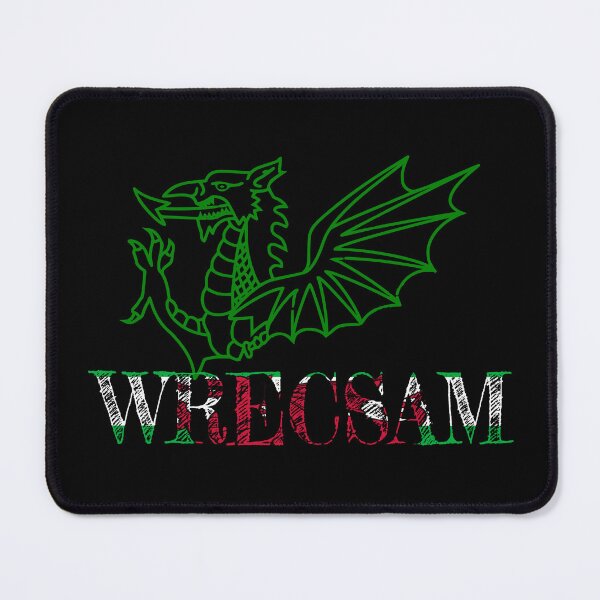 Item preview, WRECSAM GREEN WELSH FLAG DRAIG GOCH RED DRAGON designed and sold by Marni Scofidio Desi9ns.