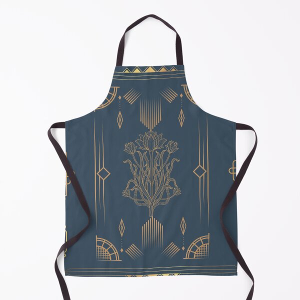Item preview, Floral Art Deco Misty Blue Coloured designed and sold by ArDecoS.