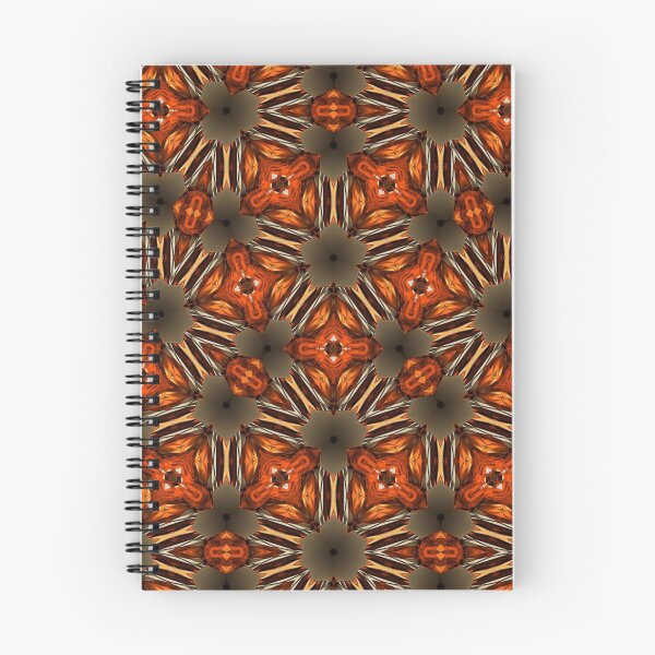 Item preview,  Bright Decorative Geometric Pattern in Black, Bronze and Orange. designed and sold by FAFiloArtist.