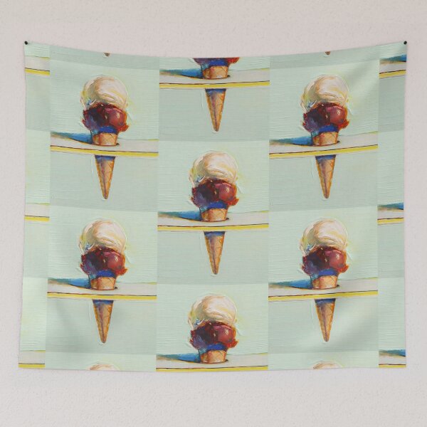 Item preview, Wayne Thiebaud, 1920 America | Cakes Paintings designed and sold by HobertShoop.