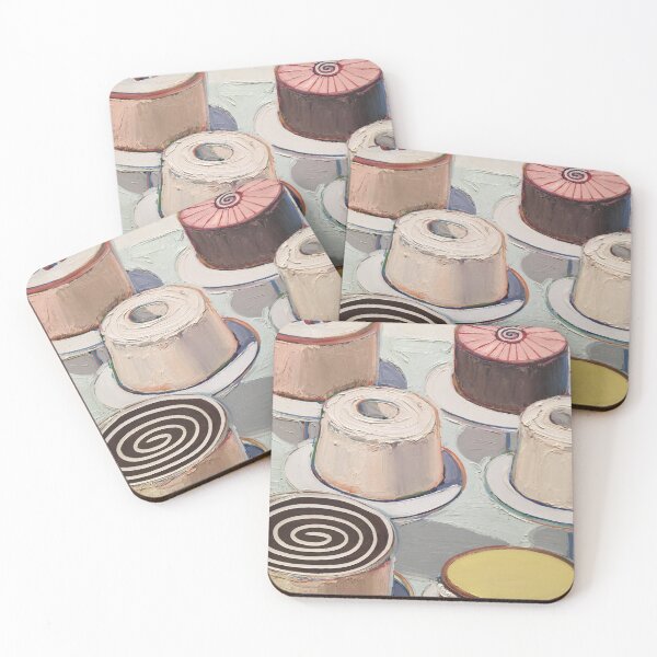 Item preview, Wayne Thiebaud, 1920 America | Cakes Paintings designed and sold by HobertShoop.