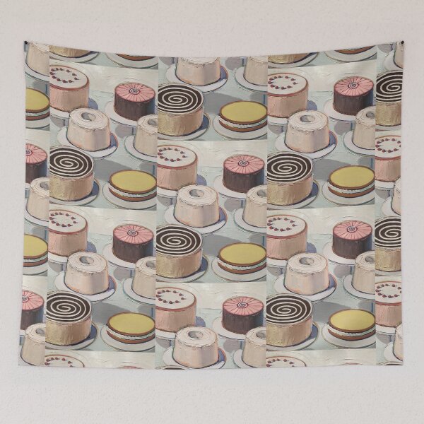 Item preview, Wayne Thiebaud, 1920 America | Cakes Paintings designed and sold by HobertShoop.