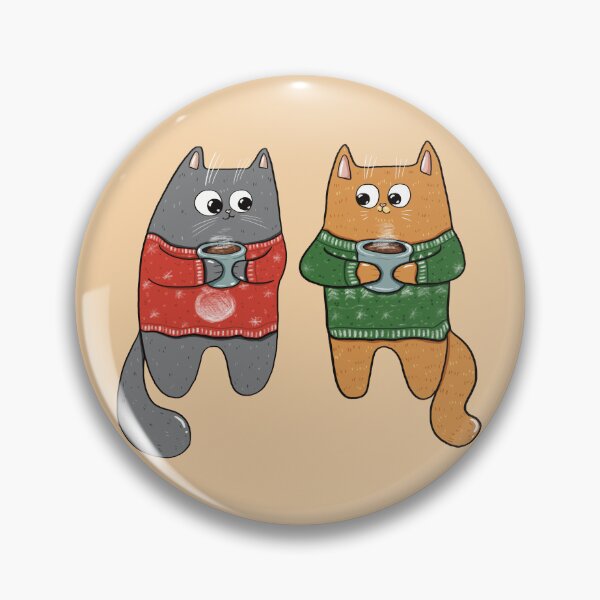 Item preview, Christmas Sweater Kitties Print designed and sold by Julia Sol.