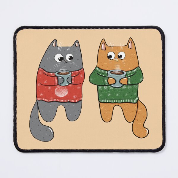 Item preview, Christmas Sweater Kitties Print designed and sold by Julia Sol.