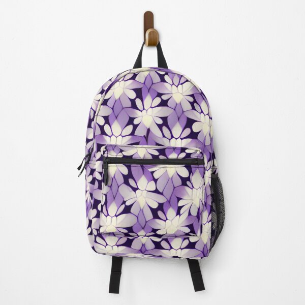 Item preview, purple flower geometric pattern designed and sold by YourPattern.