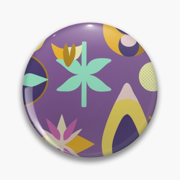 Artikelvorschau, Bright Winter / Clear Winter pattern, skin-tone matching, personal color analysis, PCA, mid century modern entworfen und verkauft von look4seasons.