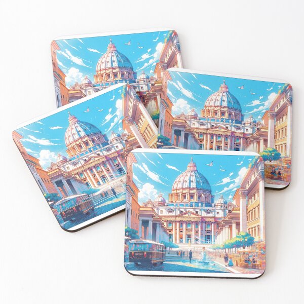 Item preview, A Vibrant Glimpse of Vatican City designed and sold by Era-of-Traveler.