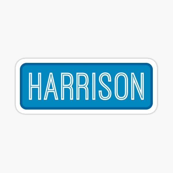 HARRISON Font Personalized Name Vinyl Decal // Vinyl Stickers for Water  Bottles, Laptop, Cars, and Journals // Sweetly Ashly 