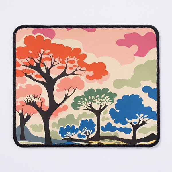 Item preview, Colorful Trees Clouds Fauvism Mattis designed and sold by NosandEdgy.