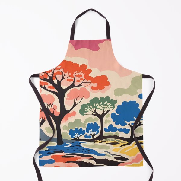 Item preview, Colorful Trees Clouds Fauvism Mattis designed and sold by NosandEdgy.