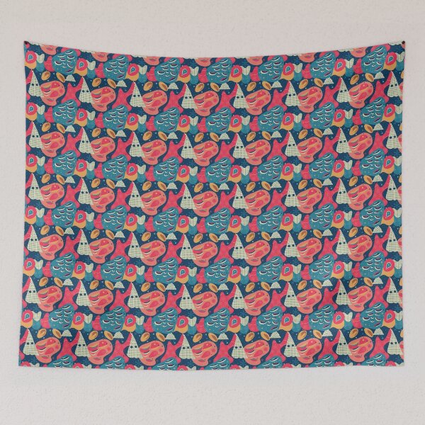Aperçu de l'œuvre Bright Winter / Clear Winter pattern, skin-tone matching, personal color analysis, PCA, mid century modern créée et vendue par look4seasons.