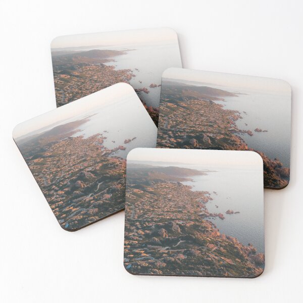 Item preview, Drone shot of the west coast of Sardinia near Costa Paradiso designed and sold by JB-photo.