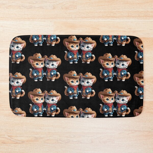 Item preview, cowboy Cats, Meowdy, art illustration designed and sold by Niktarka.