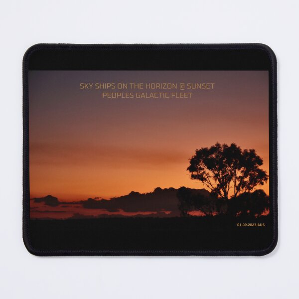 Item preview, GALACTIC ART - SKYSHIPS ON THE HORIZON @SUNSET designed and sold by GalacticFleet.