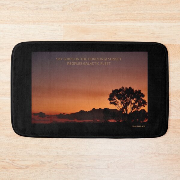 Item preview, GALACTIC ART - SKYSHIPS ON THE HORIZON @SUNSET designed and sold by GalacticFleet.