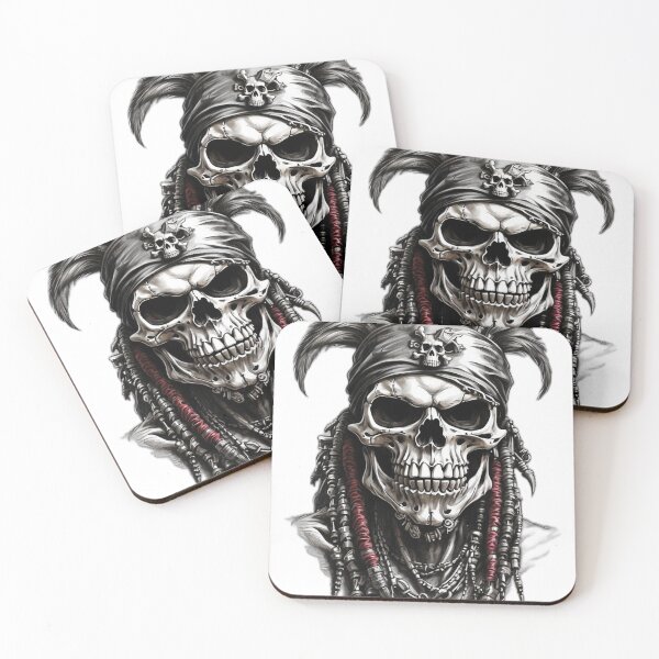 Item preview, Jolly Roger skull with Mohawk designed and sold by RAILGUNWII.