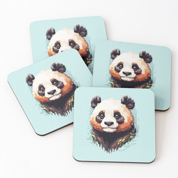 Item preview, Panda teddy bear pixel style designed and sold by Andrey-Myagkov.