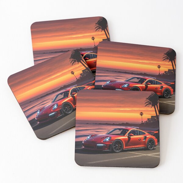 Item preview, Porsche at Malibu Beach designed and sold by AIArtArchitect.