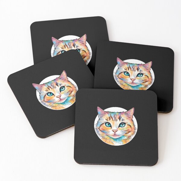 Item preview, Beautiful Kitty in Wonderful Colors designed and sold by Aquillashop.