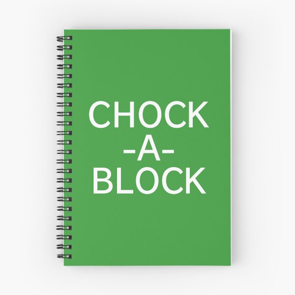 Item preview, Aussie Slang: Chock-a-Block (Chockers) designed and sold by Deutschic.