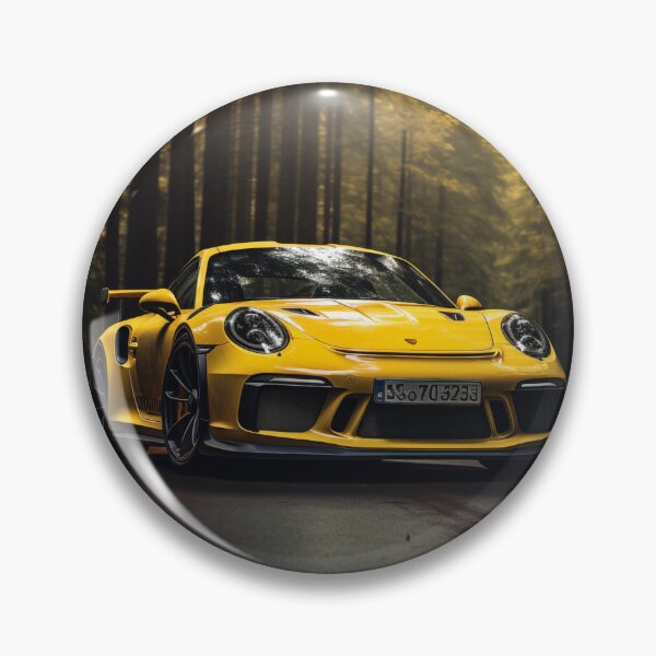 Item preview, Yellow Porsche GT3 RS designed and sold by AIArtArchitect.