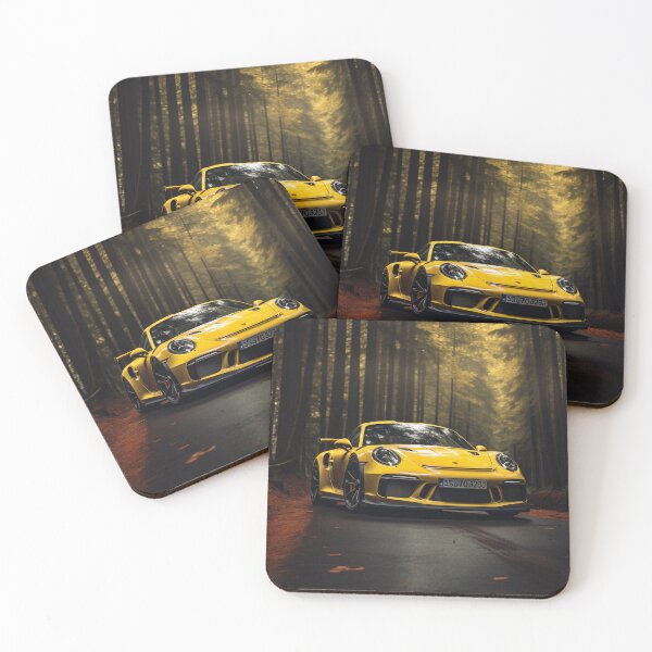 Item preview, Yellow Porsche GT3 RS designed and sold by AIArtArchitect.