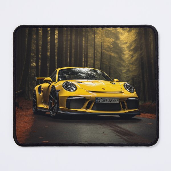 Item preview, Yellow Porsche GT3 RS designed and sold by AIArtArchitect.