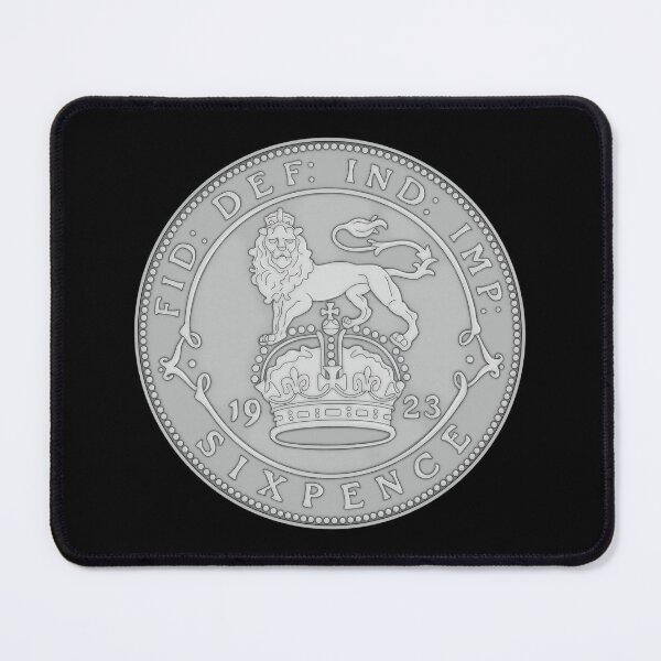 Item preview, Silver Sixpence 1923 designed and sold by MadeByGeeClowes.