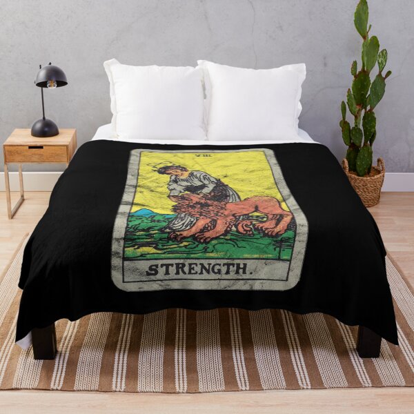 Item preview, Tarot Card - Strength (distressed design) designed and sold by siggyspatsky.