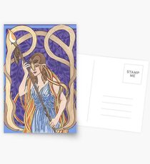 Owl Eyed Athena Postcards
