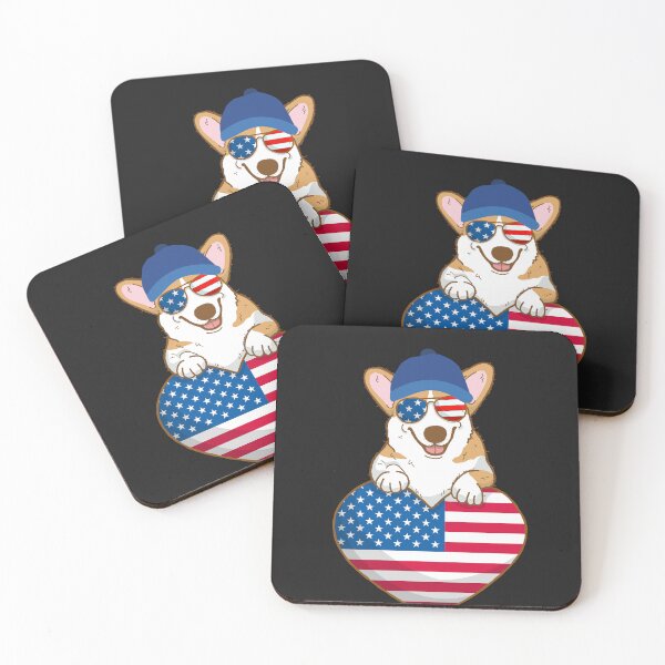 Item preview, USA Corgi Baseball Fans designed and sold by Budziszz.