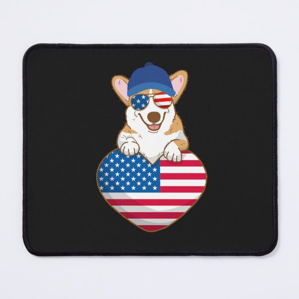 Artikelvorschau, USA-Corgi-Baseball-Fans entworfen und verkauft von Budziszz.